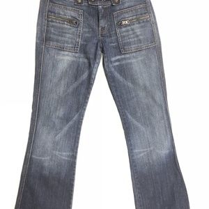 7 for All Mankind Women's Bootcut Blue Denim Jeans